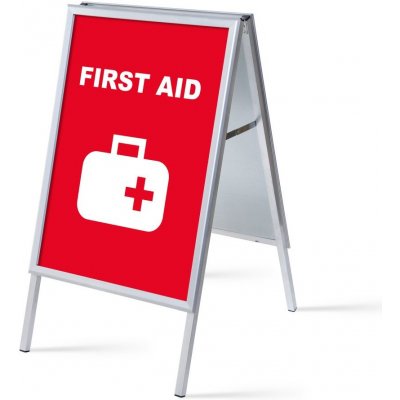 Jansen Display Set reklamního áčka A1, První pomoc, anglicky, 639 x 1094 mm – Zboží Dáma