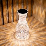 decoDoma Ozdobná LED lampa KRYSTAL – Zboží Dáma