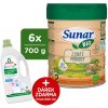 Umělá mléka Sunar 2 Bio 6 x 700 g