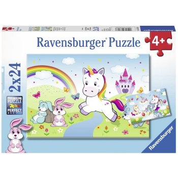 Ravensburger Pohádkový jednorožec 2 x 24 dílků