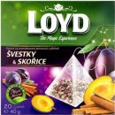 Loyd pyramida Švestka a skořice 20 x 2 g