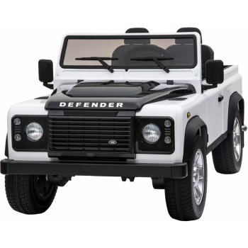 Beneo elektrické autíčko Land Rover Defender Pohon 4x4 2x 12V7AH Eva kola  čalouněné sedadlo 24 GHz Dálkový Ovladač USB / TF vstup Dvoumístné bílá od  8 299 Kč - Heureka.cz