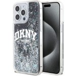 DKNY Liquid Glitter Arch Logo pro iPhone 14 Pro Black – Zboží Mobilmania