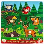 Teddies vkládačka Moje první lesní zvířátka 6 ks – Sleviste.cz