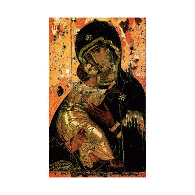 Bohorodička Vladimirská (ikona 015) Rozměry cm: B - 10x14cm – Zboží Dáma