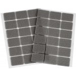 Prima-obchod Suchý zip samolepicí obdélníčky 25x32 mm, barva 4 šedá – Hledejceny.cz