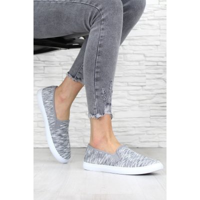 Prety slip on tenisky 17W3-4G šedé – Zboží Dáma