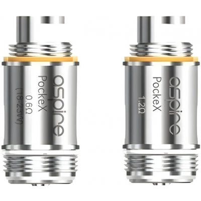 aSpire PockeX žhavící hlava 1,2ohm nerez 5ks – Hledejceny.cz
