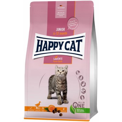 Happy Cat Young Junior venkovská kachna 4 x 1,3 kg – Hledejceny.cz