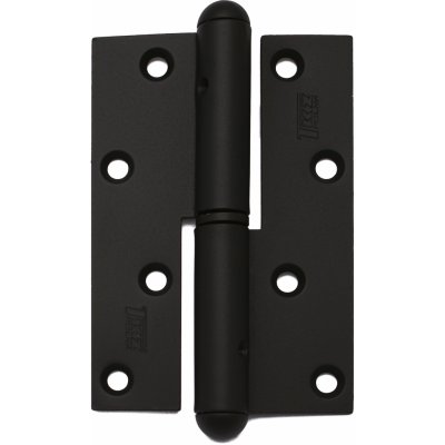 TKZ dveřní závěs 120 L rovný Povrch: Lak černý RAL9005 – Zboží Mobilmania