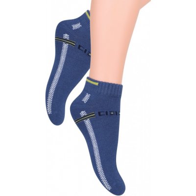STEVEN Chlapecké kotníkové ponožky 004/47 jeans