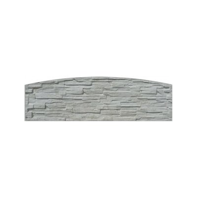 Betonový panel rovný jednostranný 200x25x4,5 cm - štípaný kámen - přírodní