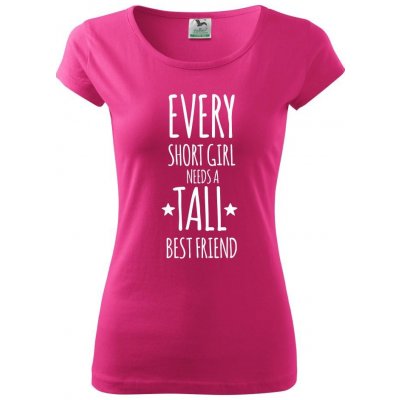 Every short girl needs a tall best friend Pure Purpurová – Zboží Mobilmania