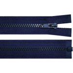 Kostěný zip šíře 5 mm délka 50 cm bundový 330 modrá tmavá – Hledejceny.cz