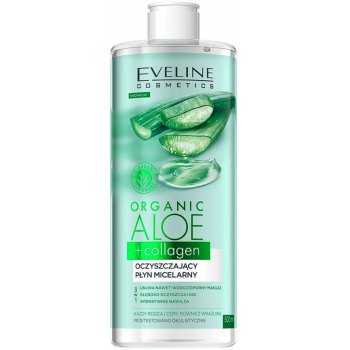 Eveline Cosmetics Organic Aloe+Collagen čisticí micelární voda 500 ml