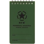 MFH Voděodolný zápisník se spirálovou vazbou, cca 7,5 x 13 cm – Zboží Dáma