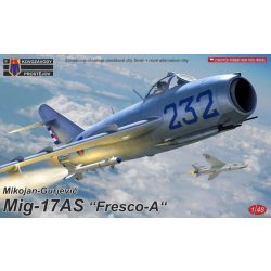 Kovozávody Prostějov Směr MiG-17AS Fresco-A3x camo ex 1:48