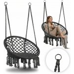 MultiGarden Závěsná zahradní houpačka Boho šedá ESO-SW092-7-4 – Zboží Dáma
