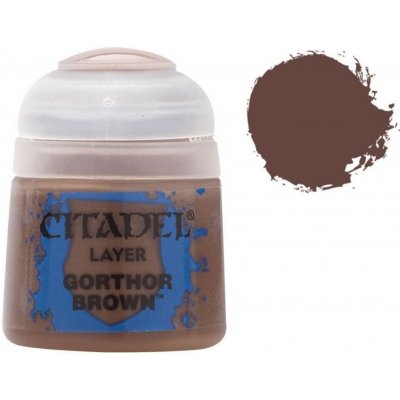 GW Citadel Layer: Gorthor Brown 12ml – Zbozi.Blesk.cz