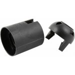 1000267 Objímka plastová E27, typ: 80 (1351-13000) - černá, hladká, s čepičkou – Zboží Mobilmania