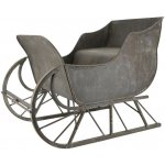 Zinkové antik kovové sáně Dreaming Christmas - 48*50*63 cm - Chic Antique – Hledejceny.cz