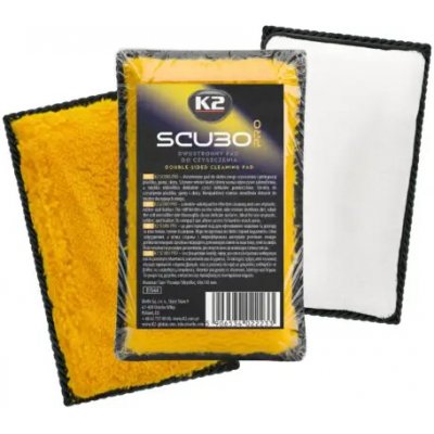 K2 SCUBO PRO Dvoustranná čisticí houba 13 x 8 cm | Zboží Auto