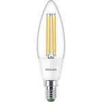 Philips 8719514435759 LED filamentová žárovka 1x2,3W/40W E14 485lm 3000K čirá, Ultra Efficient – Hledejceny.cz