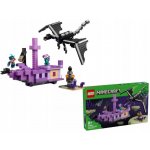 LEGO® Minecraft 21264 Drak z Enderu a loď z Endu – Zboží Živě LEGO® Minecraft 21264 Drak z Enderu a loď z Endu – Zboží Živě