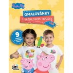 Jiri Models Omalovánky s nažehlovacími obrázky prasátko Peppa Pig – Zboží Mobilmania