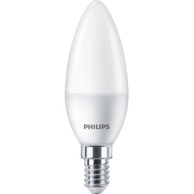 Philips LED svíčka B35 5W/40W E14 2700K 470lm NonDim 15Y opál˙ – Hledejceny.cz