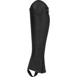 Equestro Minichapsy kožené Piping černé – Zboží Dáma