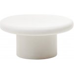 Kave Home Addaia 66 cm Bílý cementový zahradní stolek – Hledejceny.cz