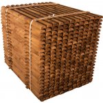 Dřevěná půlkulatina - dl. 80 cm, šíře 6 cm – HobbyKompas.cz
