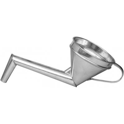 Kovový trychtýř se sítkem Ø 150/22 mm, vyhnutý – Zbozi.Blesk.cz