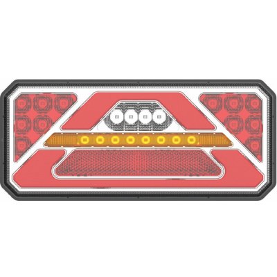 TT Technology LED dynamické světlo na přívěsy , 5 funkcí, 236x104x40 mm, levé – Sleviste.cz