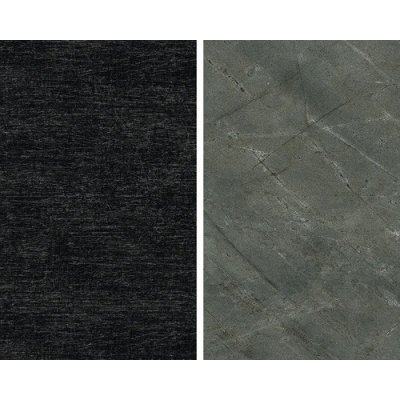 Polyform obkladová deska oboustranná abstrakt černý/kámen zelený 10x640x4100 mm – Zboží Dáma