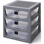 LEGO® Storage organizér šedá/dark 34.6 cm 37.9 cm 32.6 cm – Sleviste.cz