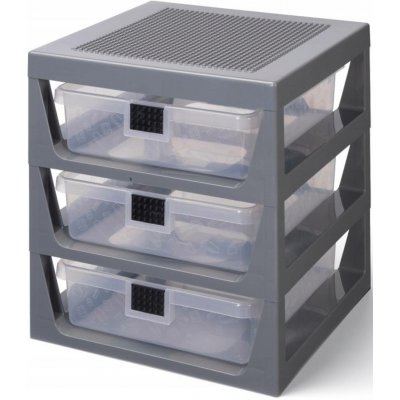 LEGO® Storage organizér šedá/dark 34.6 cm 37.9 cm 32.6 cm – Sleviste.cz