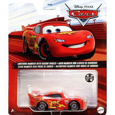 Mattel CARS 3 Auta 3 Lightning McQueen with Racing Wheels Blesk – Zboží Mobilmania