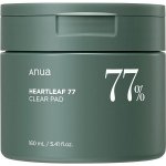 ANUA HEARTLEAF 77% CLEAR PAD zklidňující a exfoliační tamponky 70 ks – Zboží Mobilmania