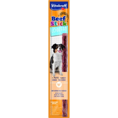 Vitakraft Beef Stick Low Fat + krůta 12 g – Hledejceny.cz