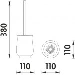 Nimco LADA WC kartáč, staroměď (1094LA-80) – Sleviste.cz