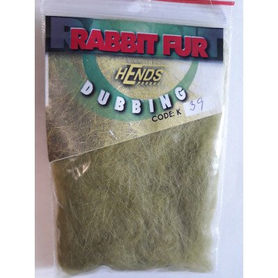 Hends HE RABBIT FUR DUBBING - OLIVOVĚ ZELENÁ – Hledejceny.cz