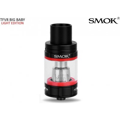 SMOK Clearomizér TFV8 Big Baby Light Edition Černý 5ml – Zbozi.Blesk.cz