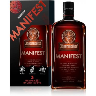 Jägermeister Manifest 38% 0,5 l (karton) – Zbozi.Blesk.cz