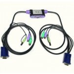 Aten CS-62Z-A7 KVM prepínač pre 2xPC s VGA a PS2 portami – Sleviste.cz