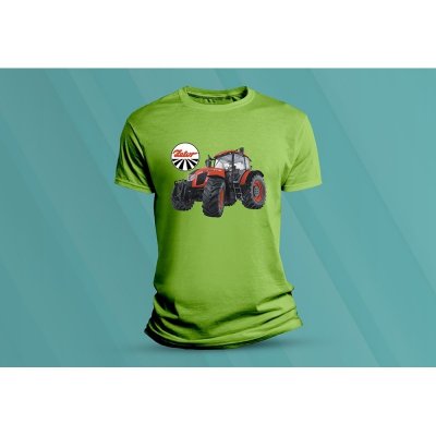 Sandratex dětské bavlněné tričko Traktor Zetor Forterra. lime – Zboží Dáma