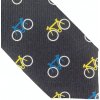 Kravata Modrá chlapecká kravata Kolo