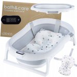 TO-MA Skládací vanička s LCD teploměrem a poduškou XL BATH&CARE – Hledejceny.cz
