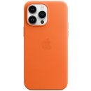 Pouzdro a kryt na mobilní telefon Apple Leather Case s MagSafe pro iPhone 14 Pro Max - oranžový MPPR3ZM/A